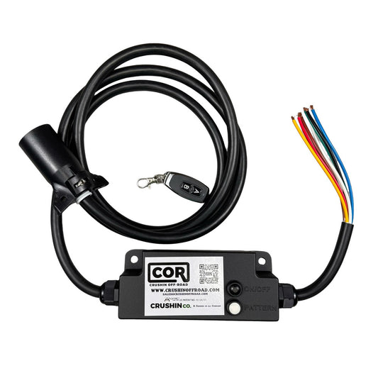 COR Trailer Strobe Flasher Kit, Manufacturer/Trailer Installed Edition w/ Remote