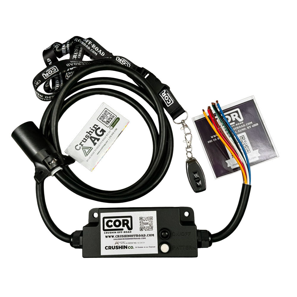 COR Trailer Strobe Flasher Kit, Manufacturer/Trailer Installed Edition w/ Remote