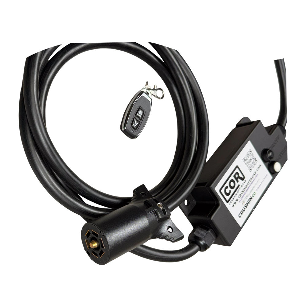 COR Trailer Strobe Flasher Kit, Manufacturer/Trailer Installed Edition w/ Remote