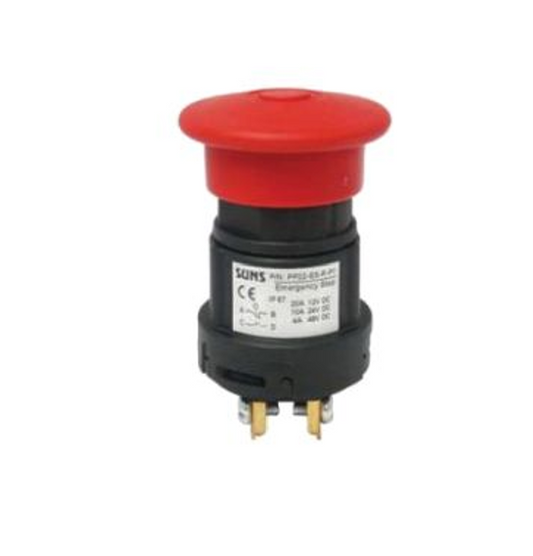 Emergency Stop Switch Kit, Push Pull, 22mm Bore