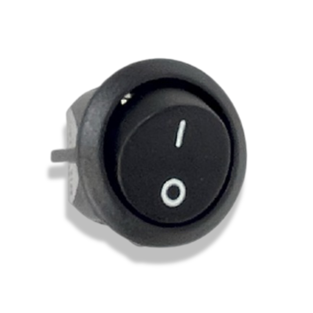 Round Rocker Switch, SPST, 20mm