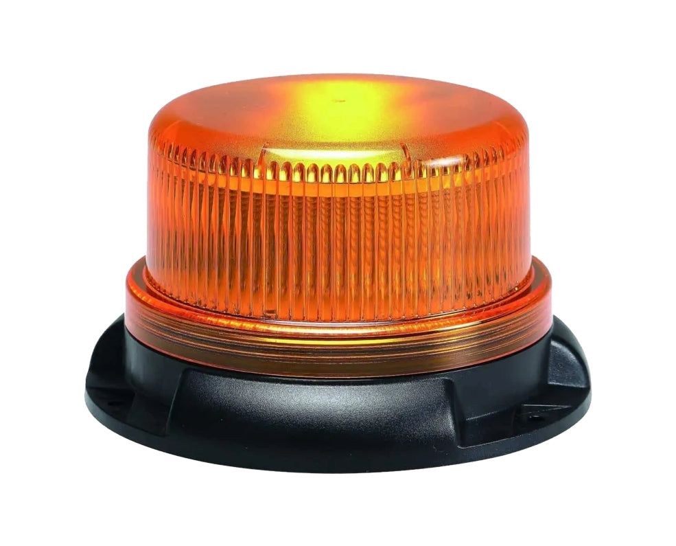 LED Din Pole Mount Amber Strobe