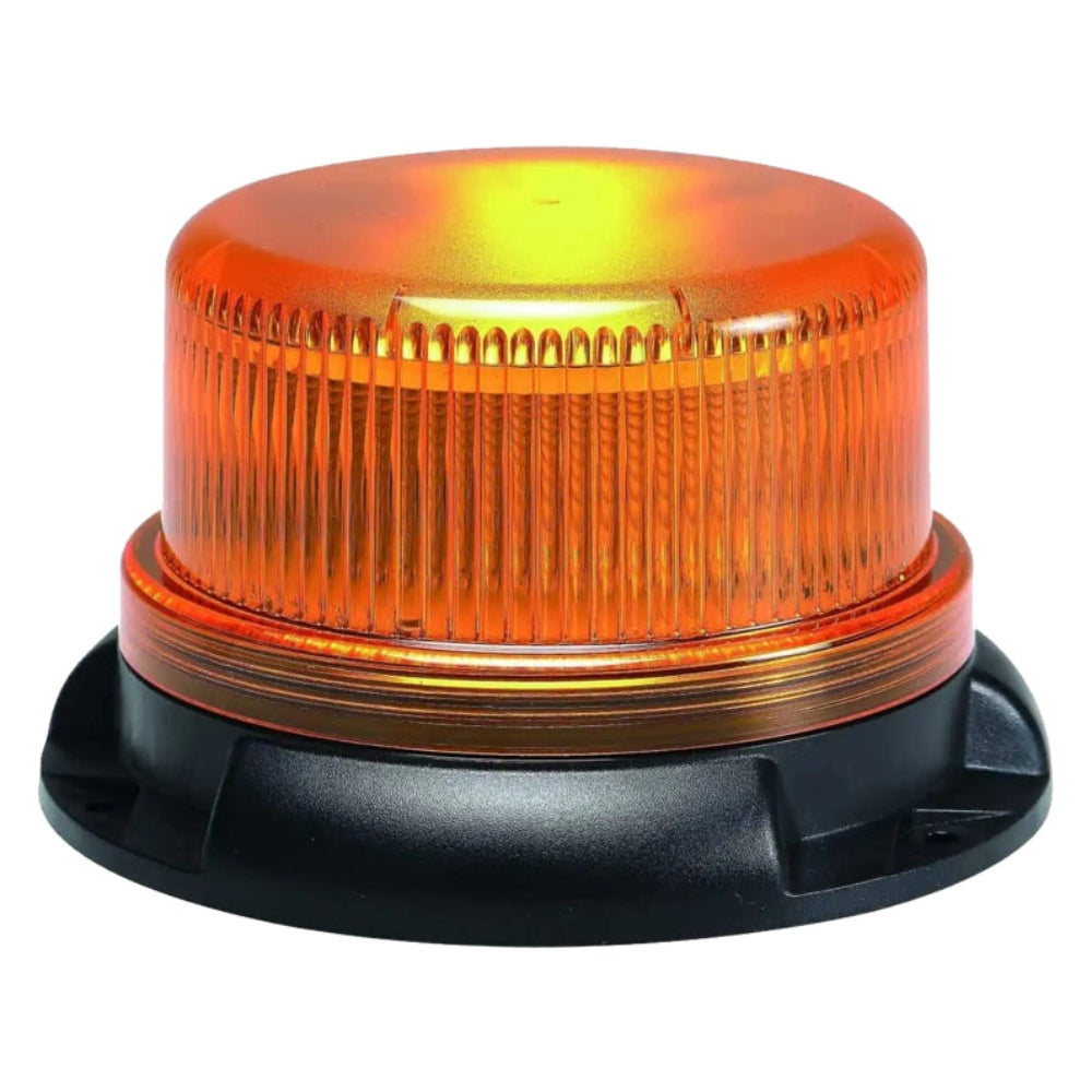 LED Din Pole Mount Amber Strobe