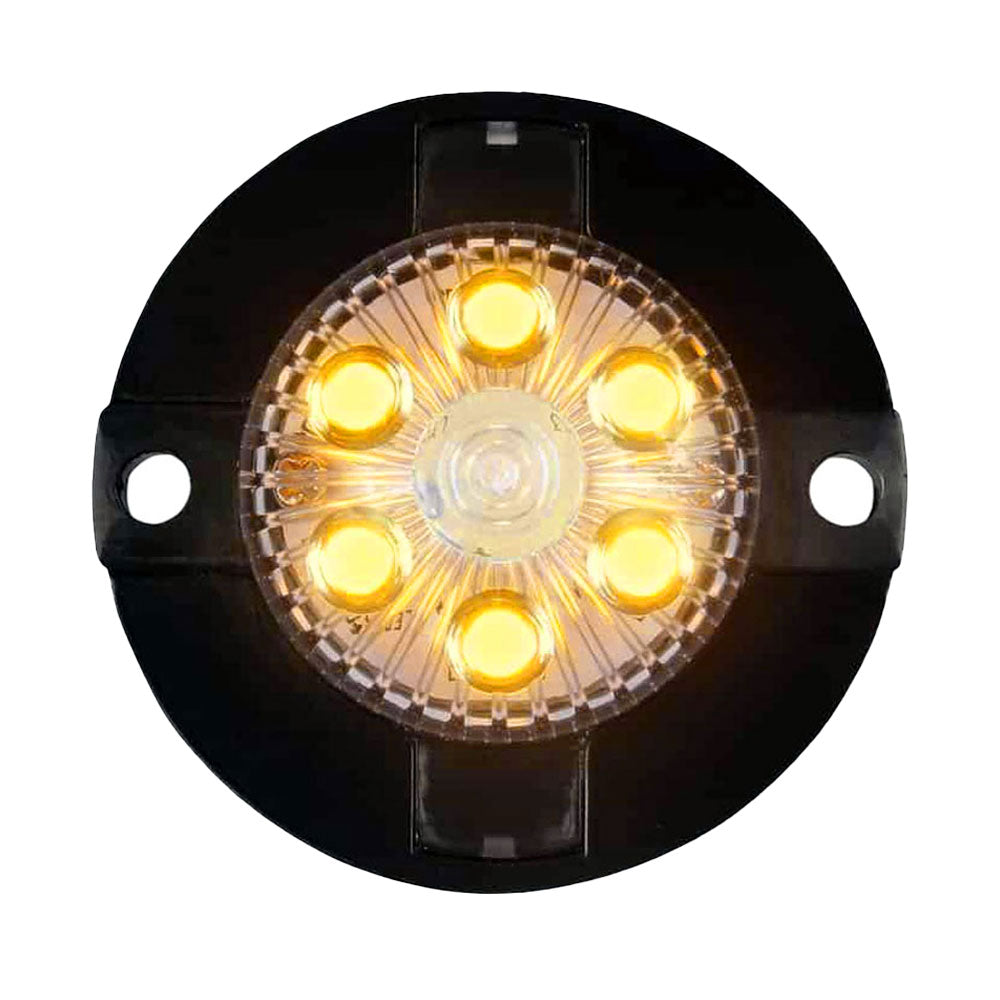 AMBER MINI-Xtreme Round LED Strobe Light