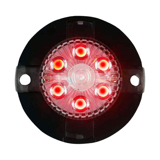 RED MINI-Xtreme Round LED Strobe Light