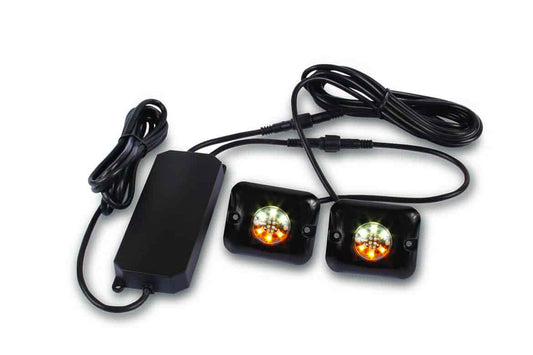 Dual Color LED Strobe-Amber/White