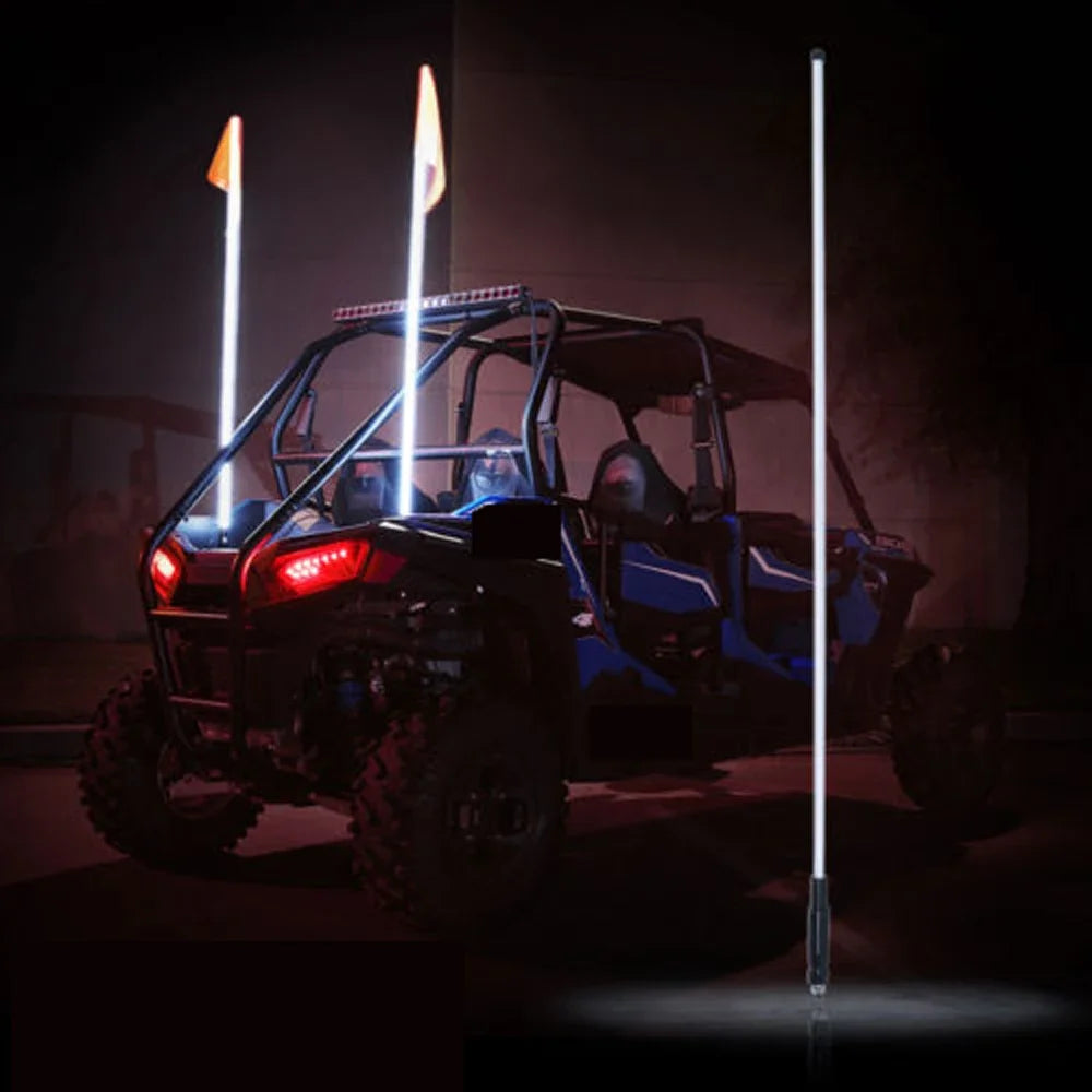 1 Pair of Punisher Series Whip Lights, DREAM Color