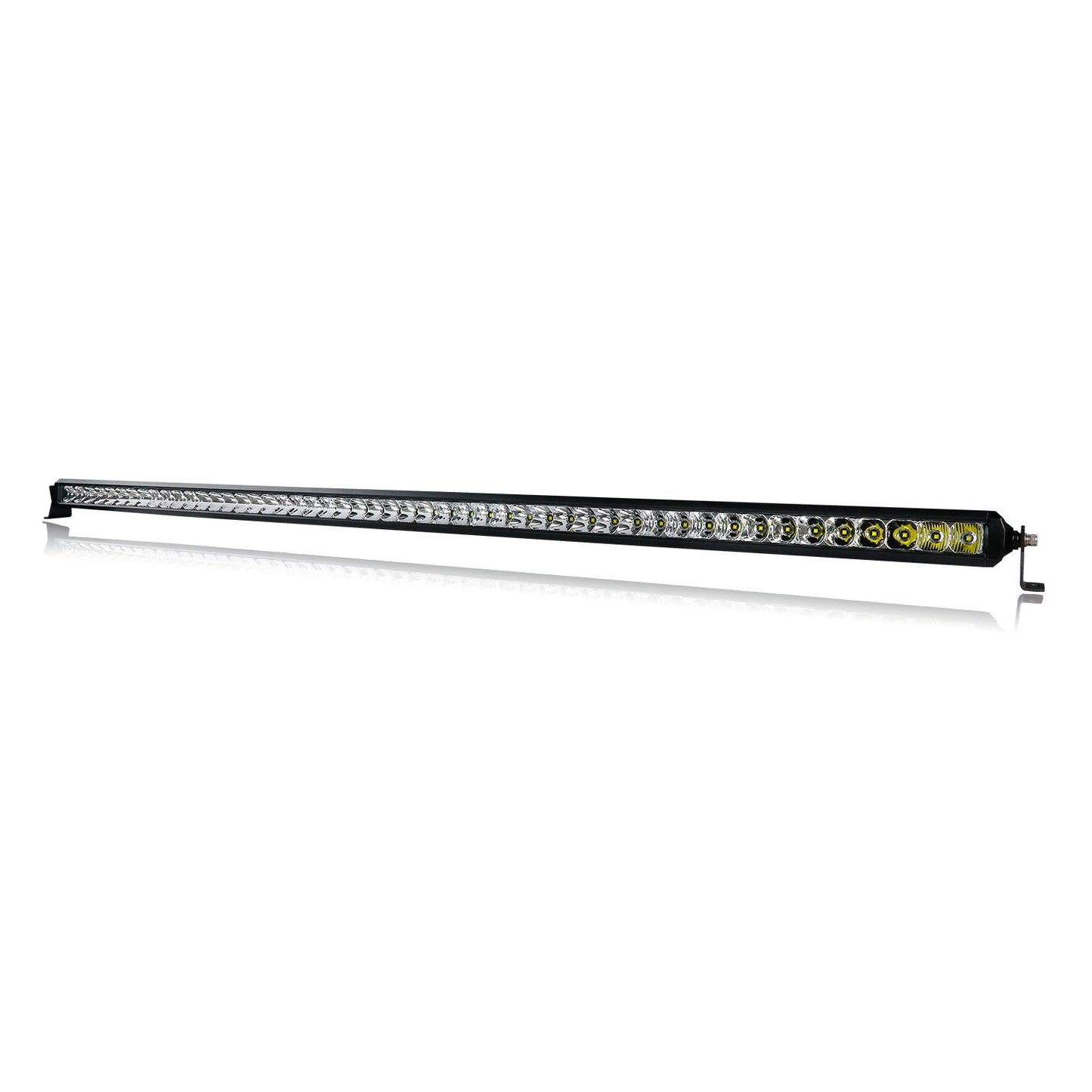 Heavy Duty Screwless Single Row White LED Light Bar