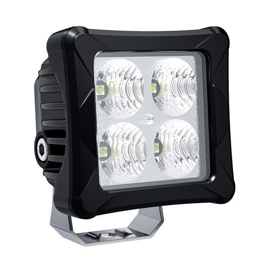 2" HD Series 40W, 2380 lm Screwless Front Flood Pattern Pod Work Light, IP69k