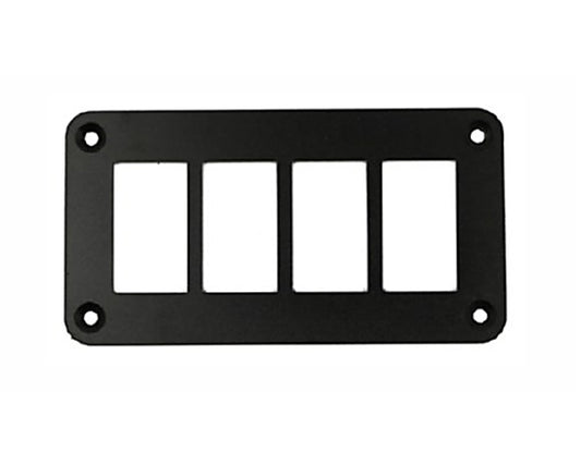 4 Switch Panel Housing for Snap In Rocker Switches