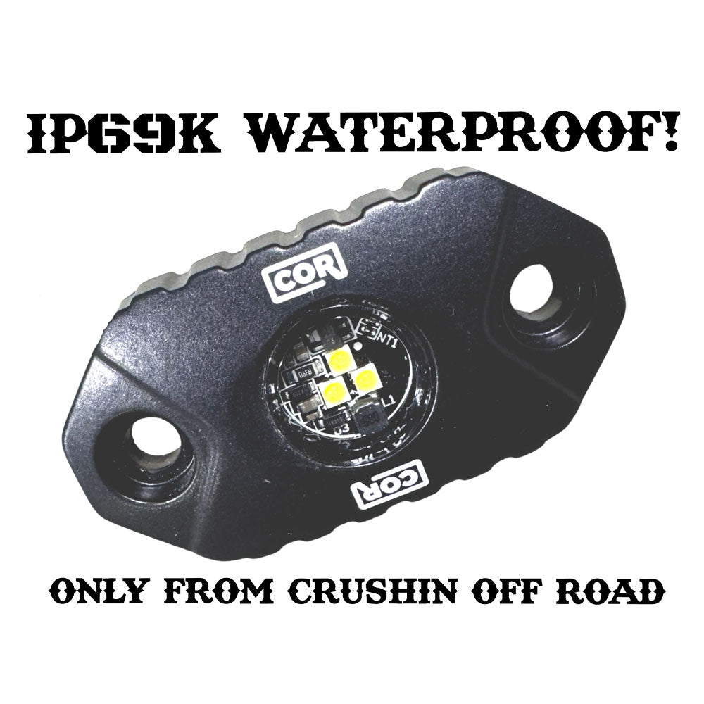 NEW X Series, MINI-X White Rock Light Kit, IP69k, Each