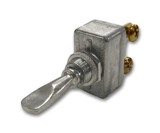 Heavy Duty 50A Momentary Toggle Switch, ON-OFF-ON, SPDT, Pollak 34-215