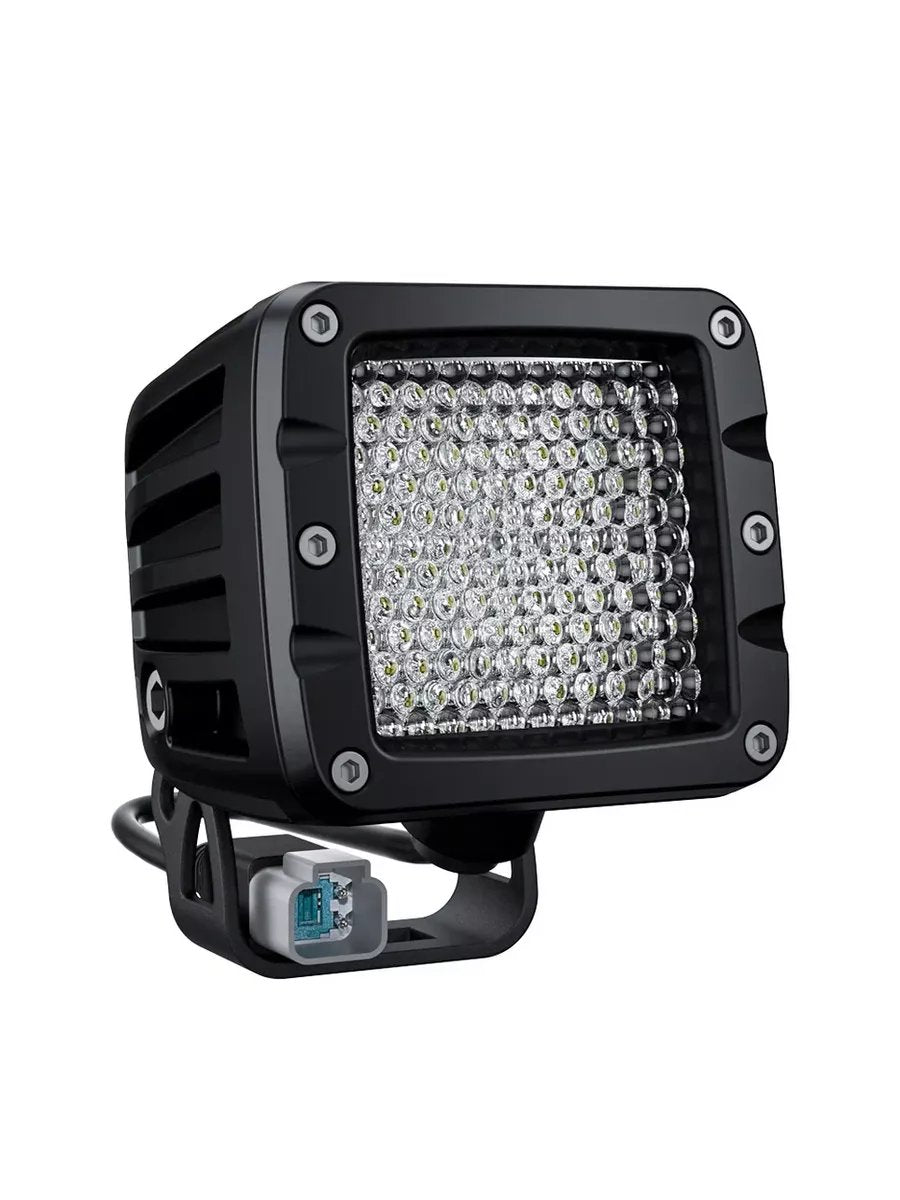 2" LED HD Series Wide Beam, Ultra Bright Pod-Work Light, Diffusion Pattern, IP69k