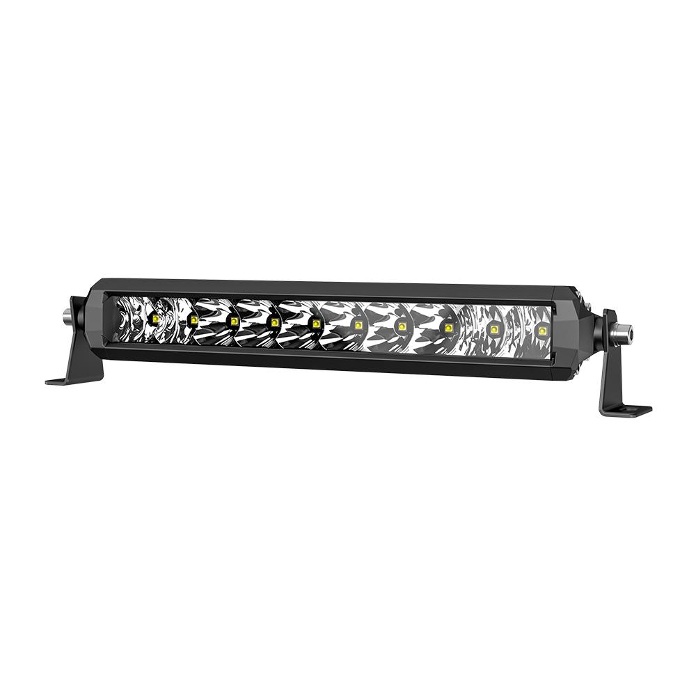 10" 50w HD Series, White, Straight, Single Row LED Light Bar