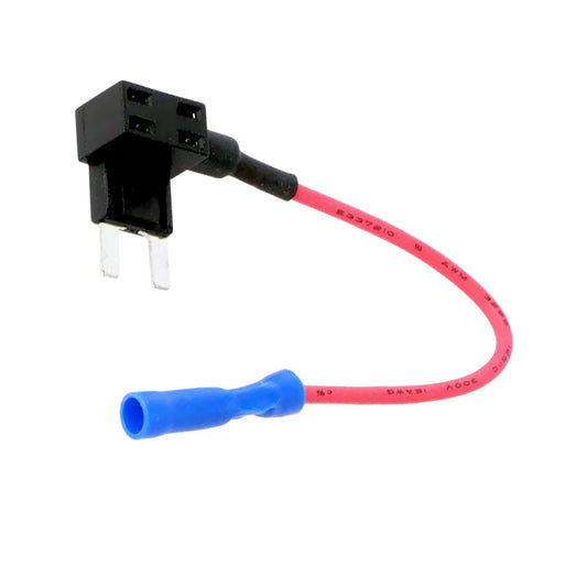 MINI® Add-A-Circuit Fuse Tap, 12" - 16awg Red Pre Crimped Spliced Wire