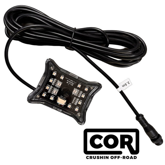 NEW X Series 8 Piece RGB+W IP69k Waterproof Rock Light Kit
