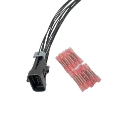 Delphi Metri-Pack 150 10 Way 18awg Black 1' Pigtail