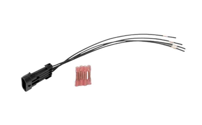 Delphi Metri-Pack 150 4 Way 18awg, Black 1' Pigtail