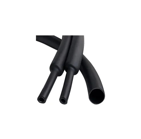 6 inch Stick, Qualtek, Black, Dual Wall, Heat Shrink, 3:1